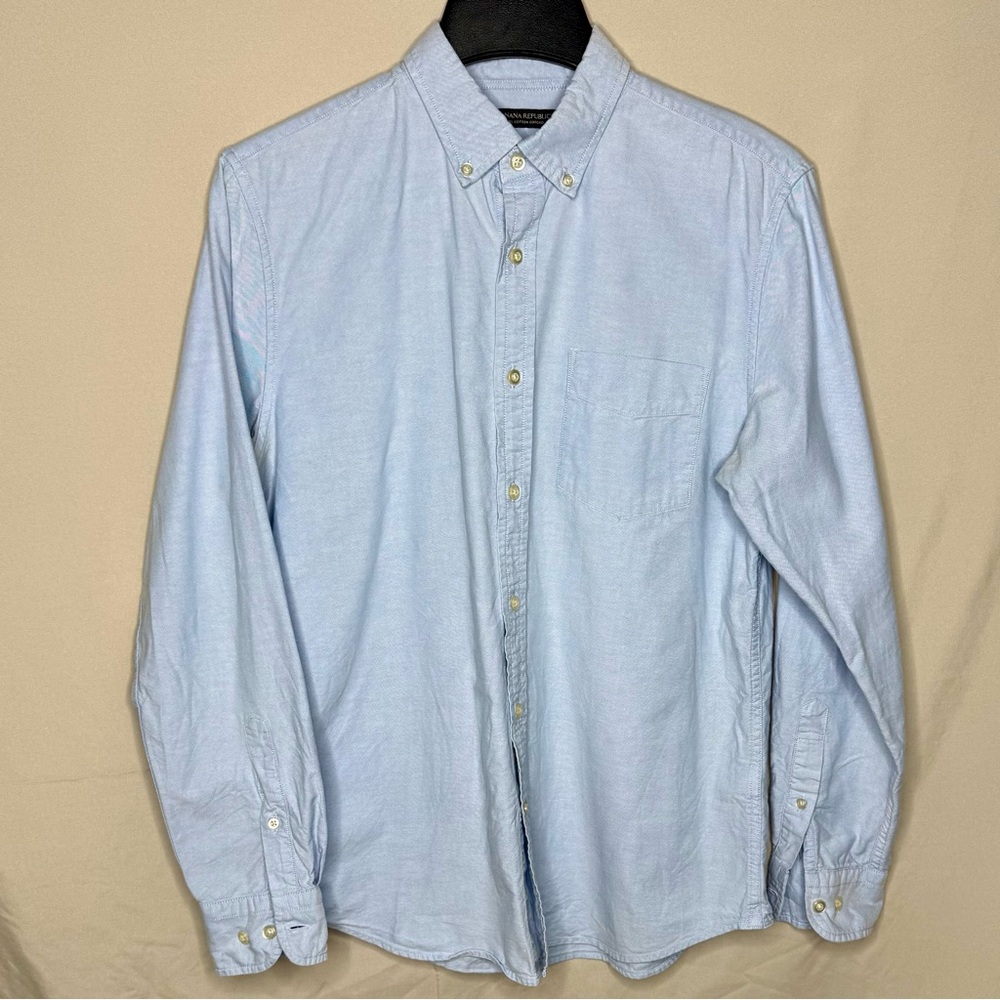 Banana Republic Light Blue Button-Down Shirt